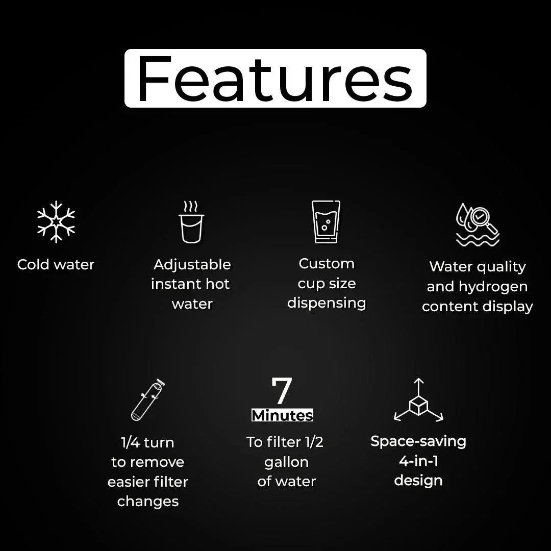 RKIN U1 Space-Saving 4-in-1 Water Filter System - Image 2