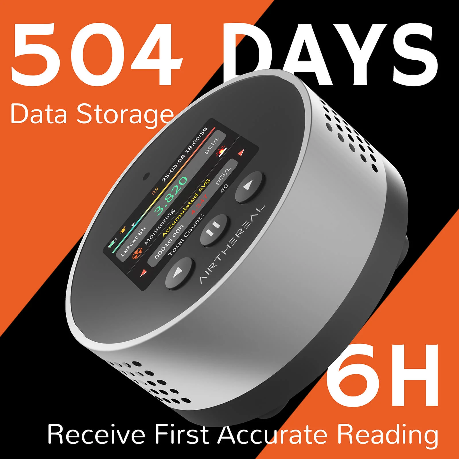 RM-65 Radon Detector for Home Basement - Image 3