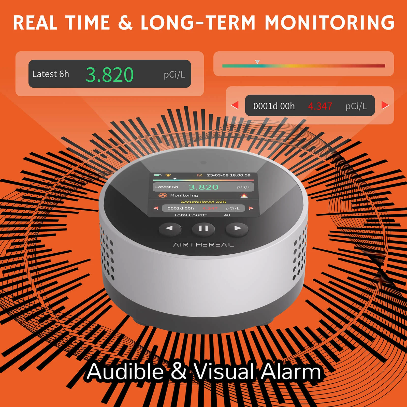 RM-65 Radon Detector for Home Basement - Image 5