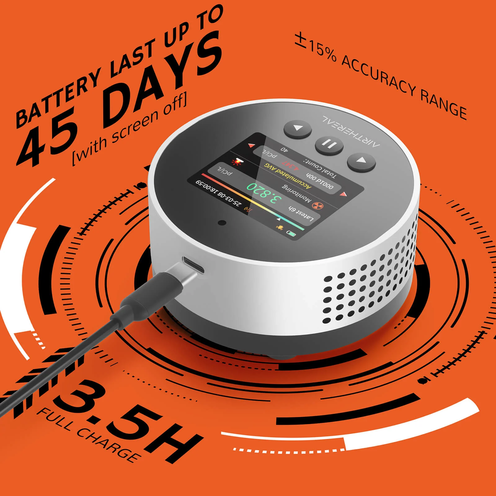RM-65 Radon Detector for Home Basement - Image 6