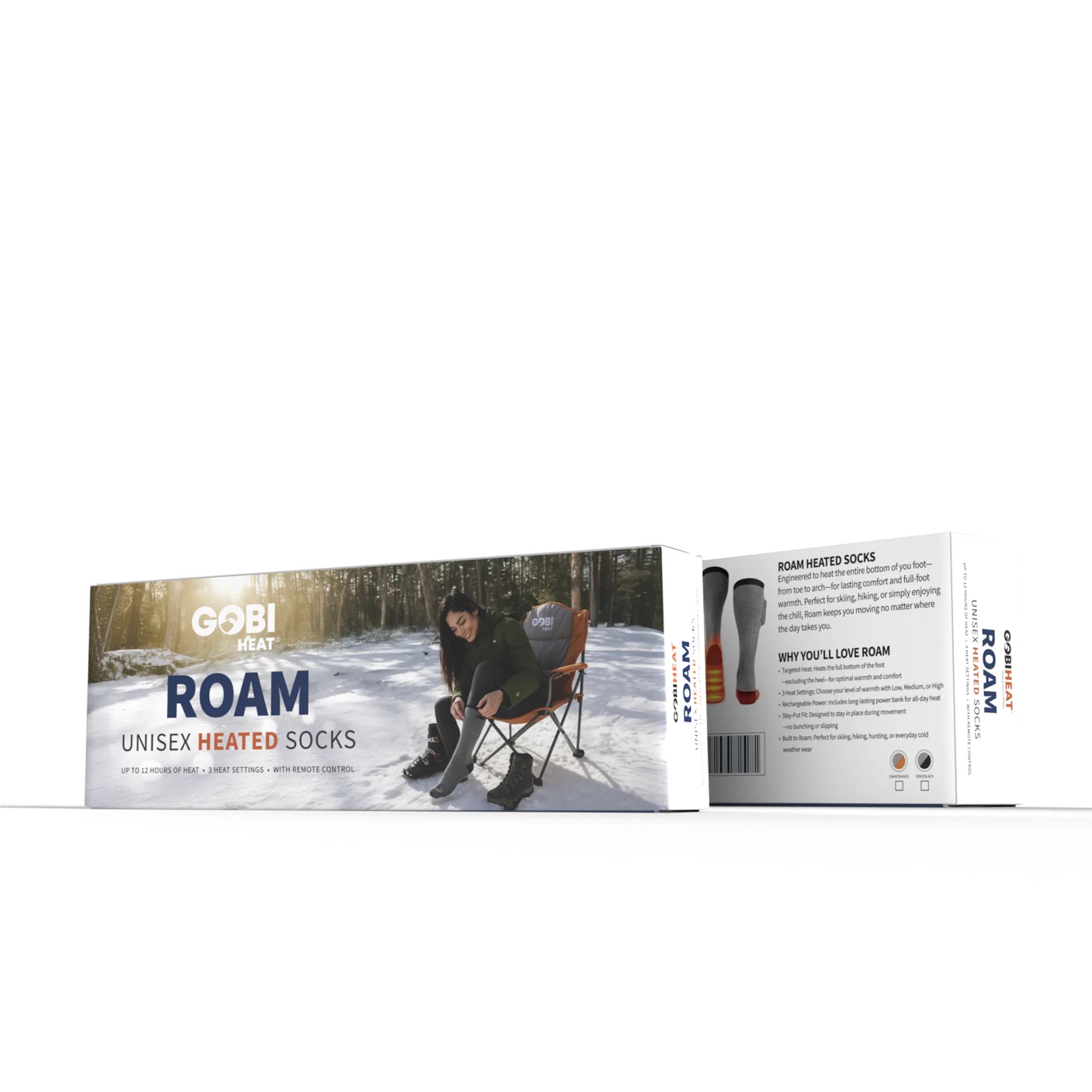 Roam Heated Socks – Unisex Rechargeable Heated Socks with Remote Control - Image 9