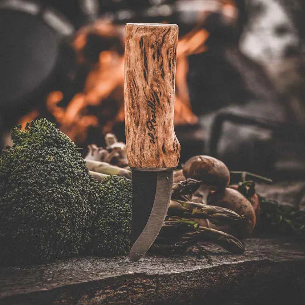 Roselli R120 The Grandfather Knife with Plain Sheath - Image 4