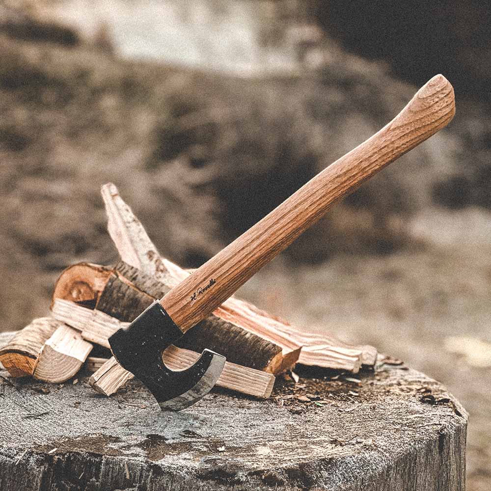 Roselli R850D The  Axe, Long handle Red Elm Handle - Image 4