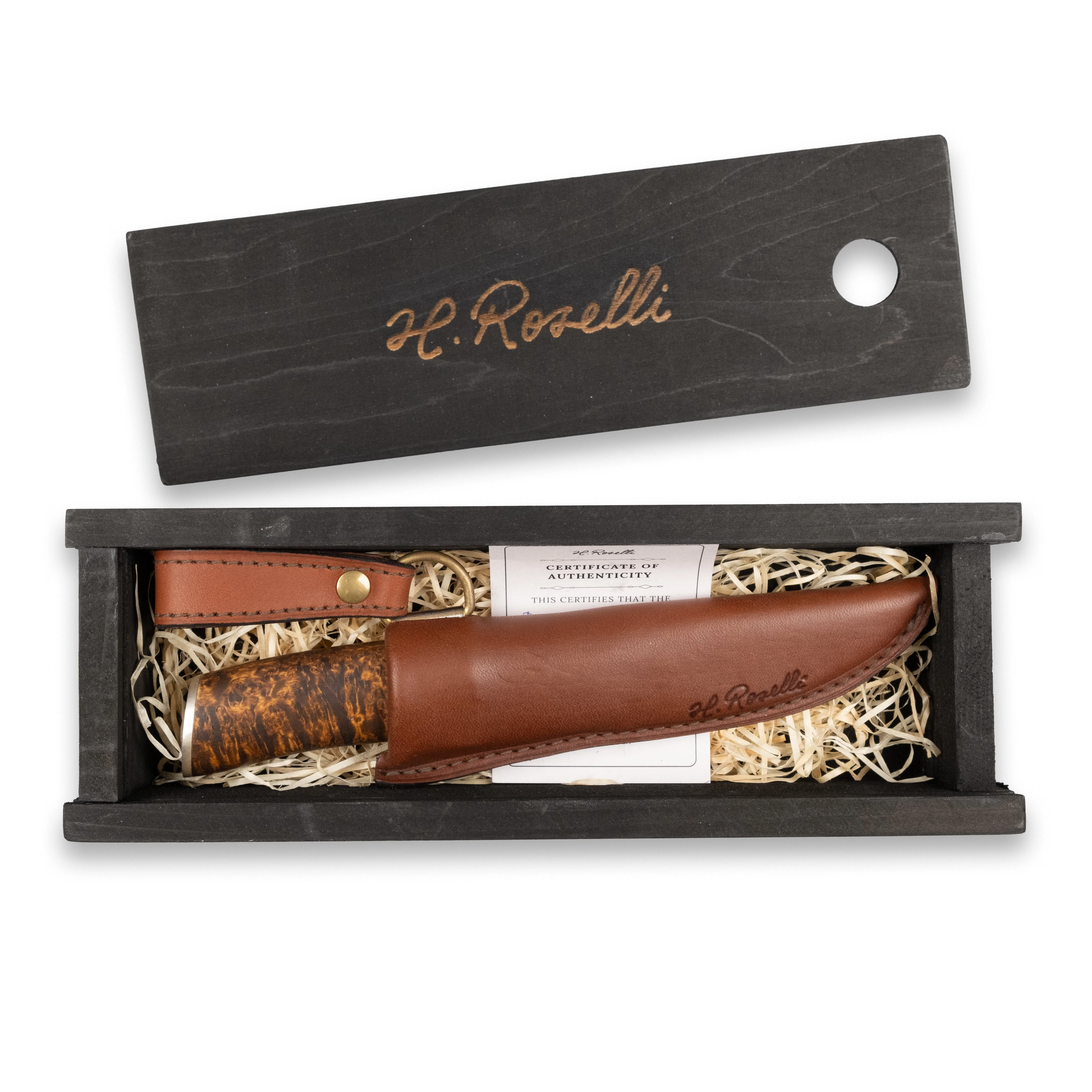 Roselli RD 310P The Carpenter Knife, Damascus - Image 3