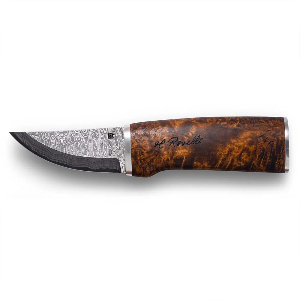 Roselli RD 320P The Grandfather Knife, Damascus - Image 4