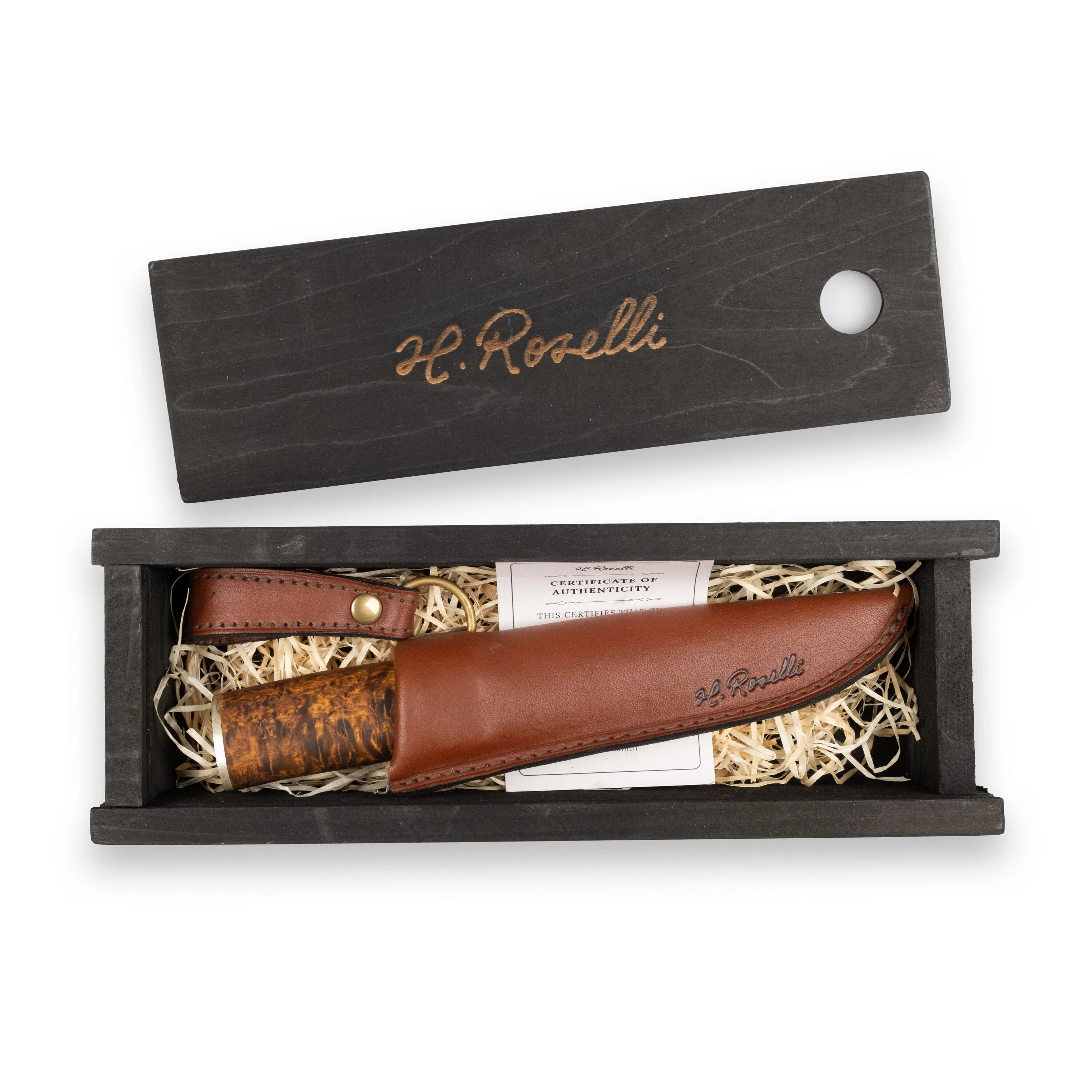 Roselli RD 330P The Grandmother Knife, Damascus - Image 3