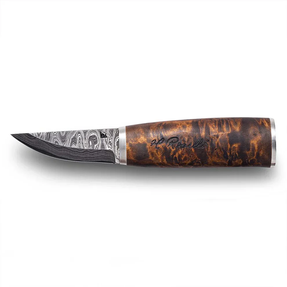 Roselli RD 330P The Grandmother Knife, Damascus - Image 4