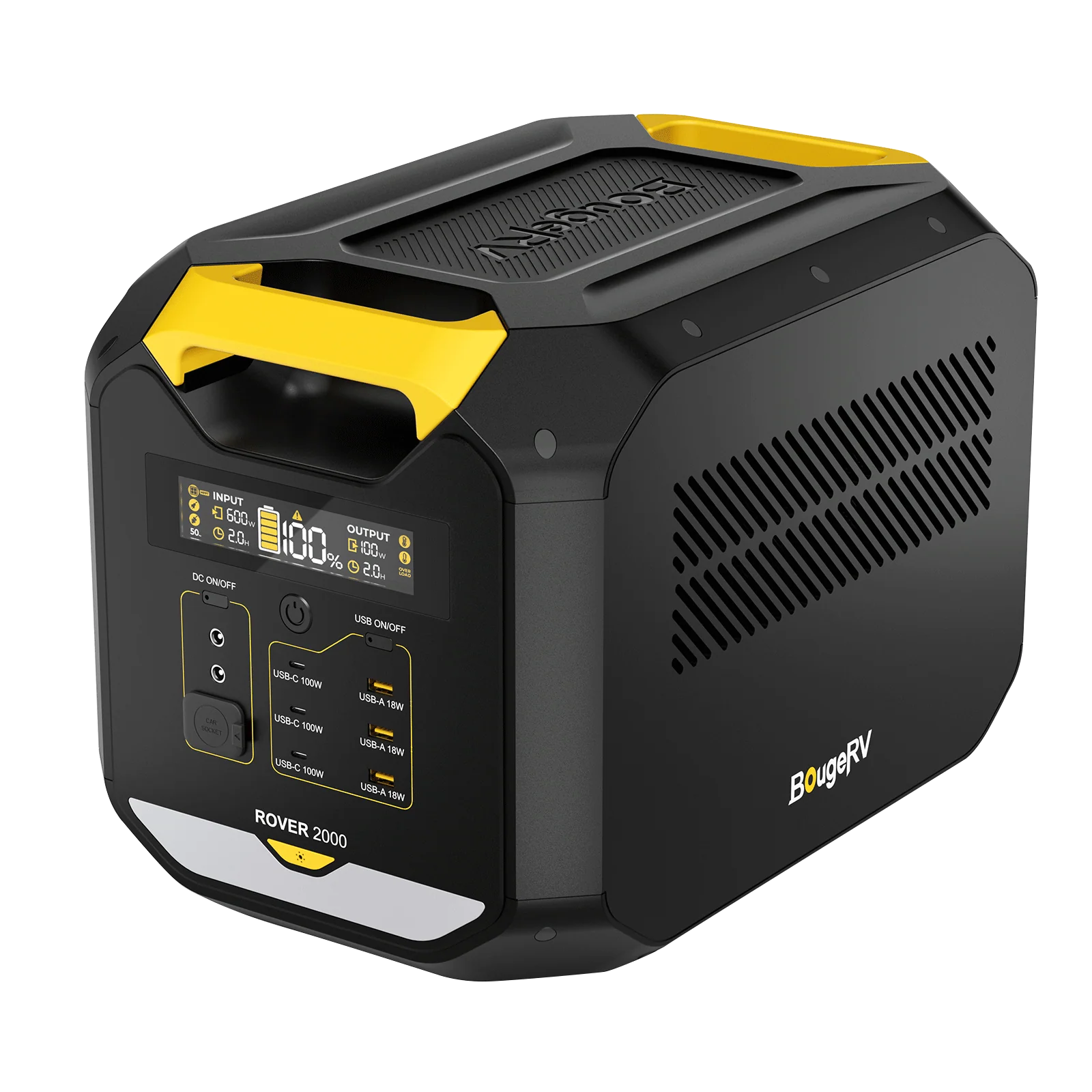 ROVER2000 Semi-Solid Portable Power Station with Propane Camping Water Heater (SC) - Image 2