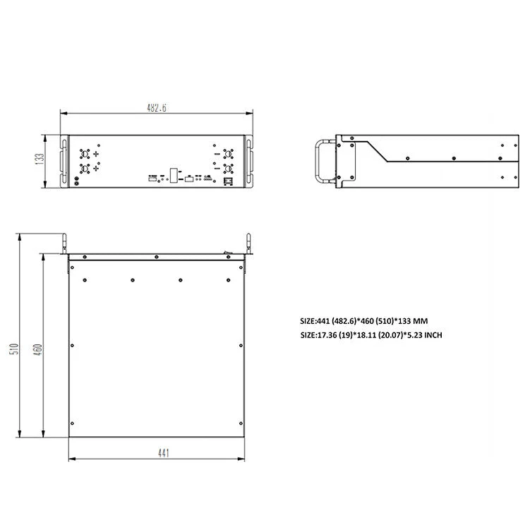 RUIXU RX-LFP48100 | 19" Rack Mounted 3U Module | UL1973 | UL9540A | CEC | SGIP - Image 6