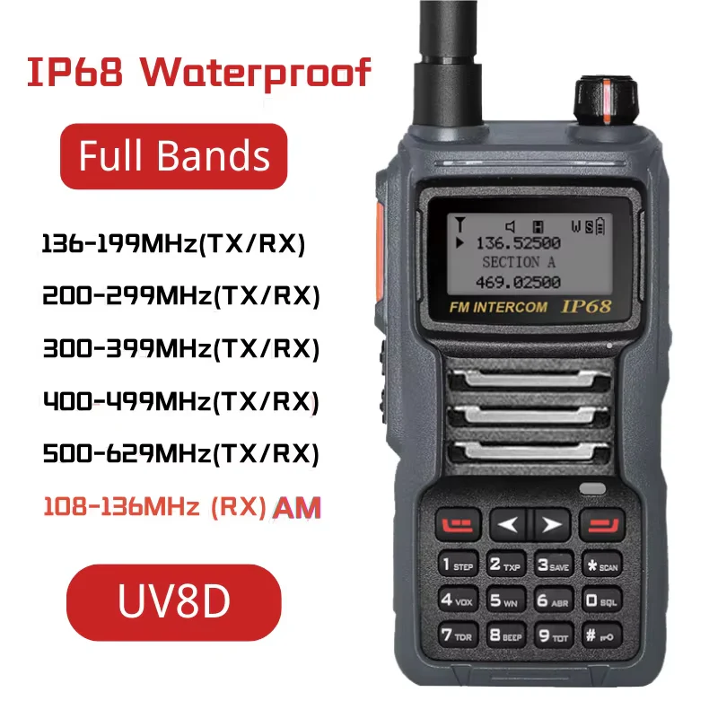Ruyage Radio 8W Waterproof Walkie-Talkie(UV8D) - Image 2