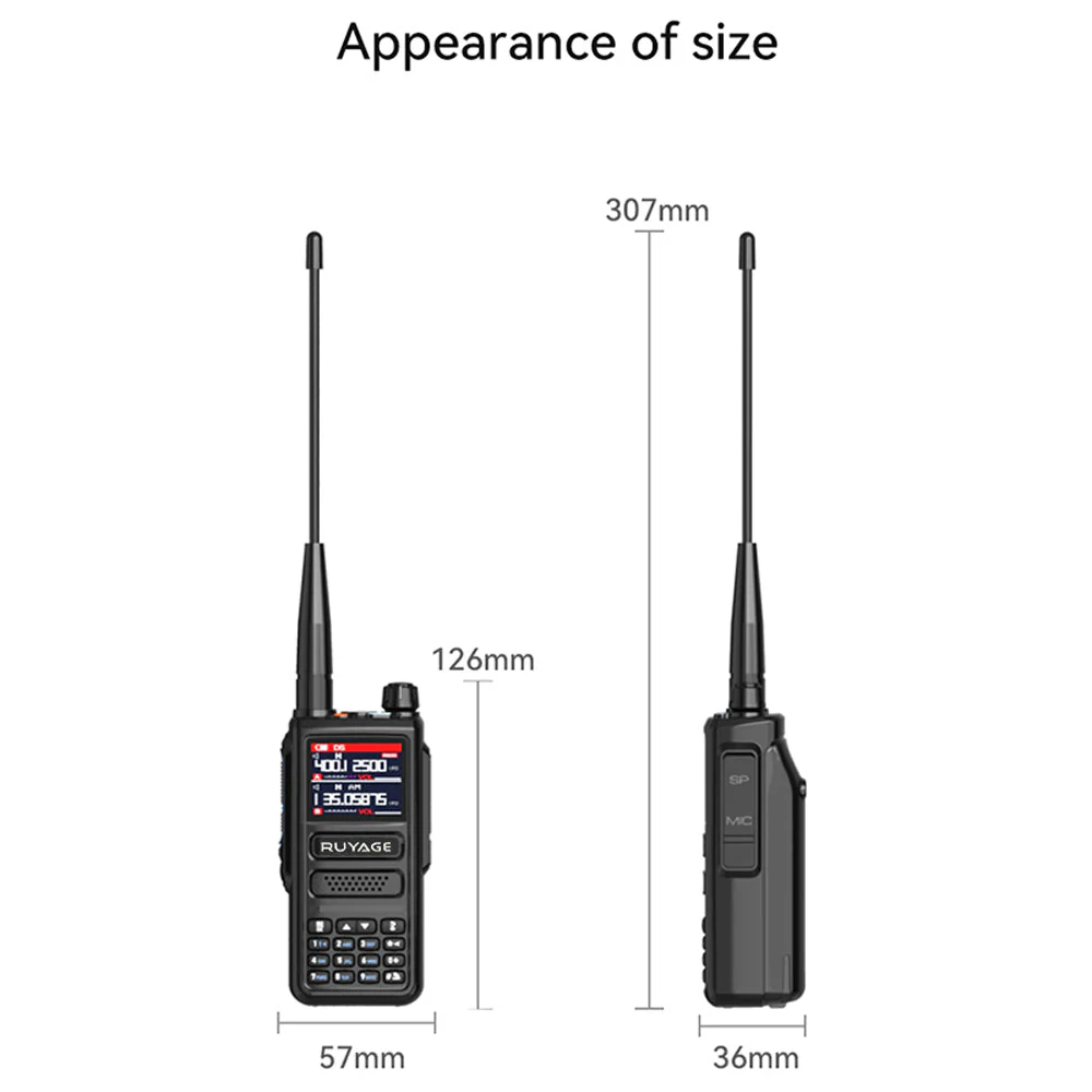 Ruyage Radio Analog Signal 10W Walkie-Talkie(UV98) - Image 6
