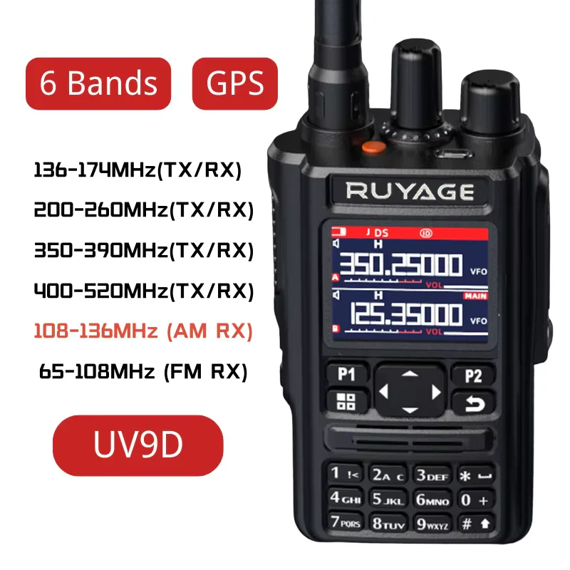 Ruyage Radio Analog Signal 10W Walkie-Talkie(UV9D) - Image 2