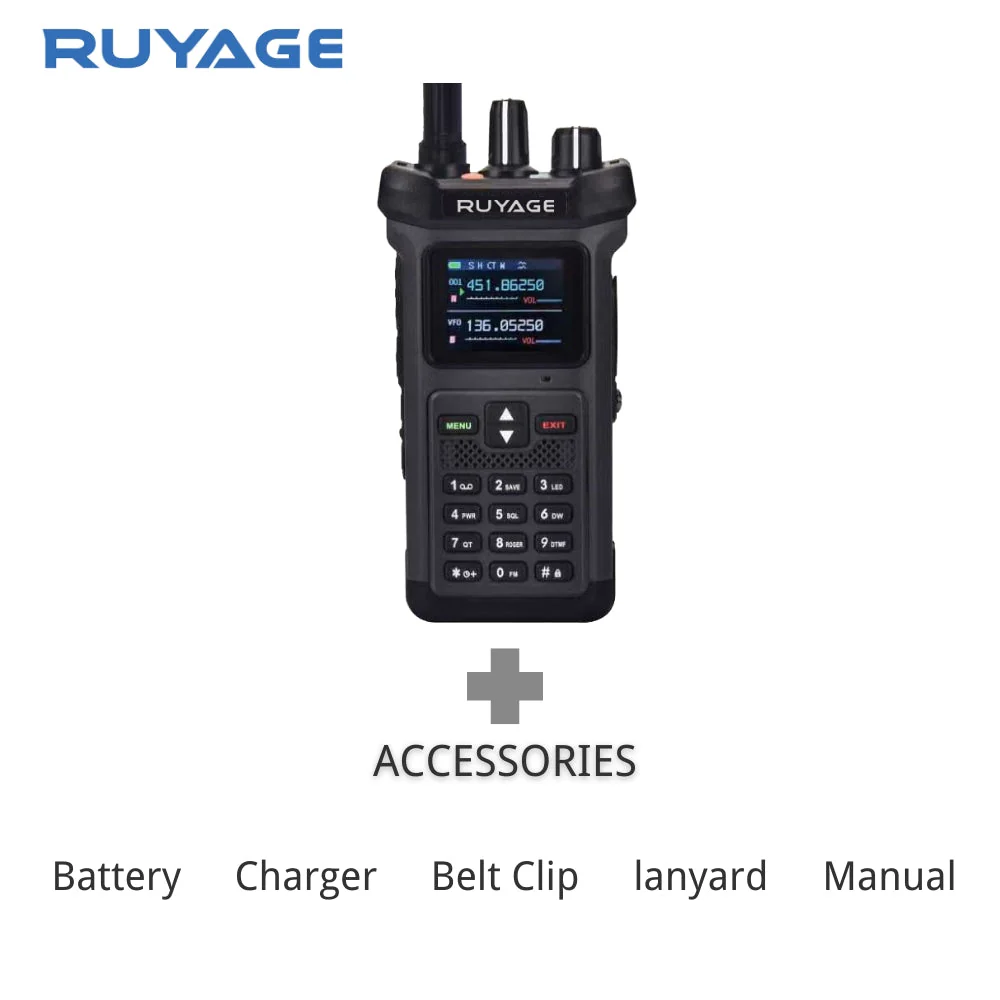 Ruyage Radio Analog Signal 20W Walkie-Talkie(RT20) - Image 5