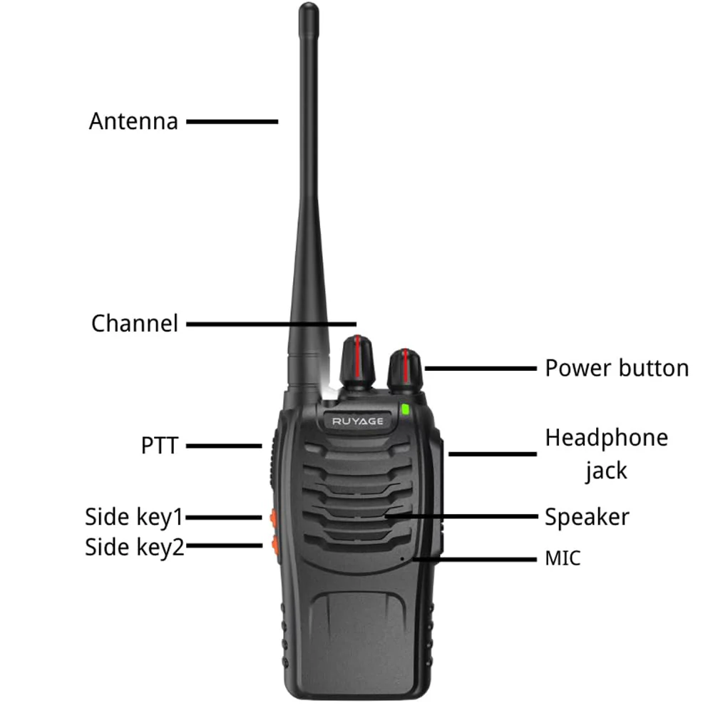 Ruyage Radio Analog Signal Walkie-Talkie(888S) - Image 4
