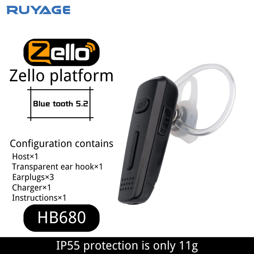 Ruyage Radio Bluetooth Headset(HB680) - Image 2