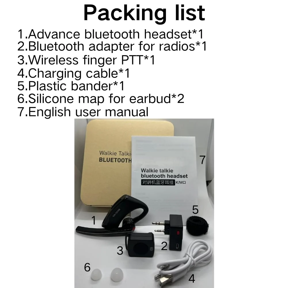 Ruyage Radio Bluetooth Headset(HB780D) - Image 6