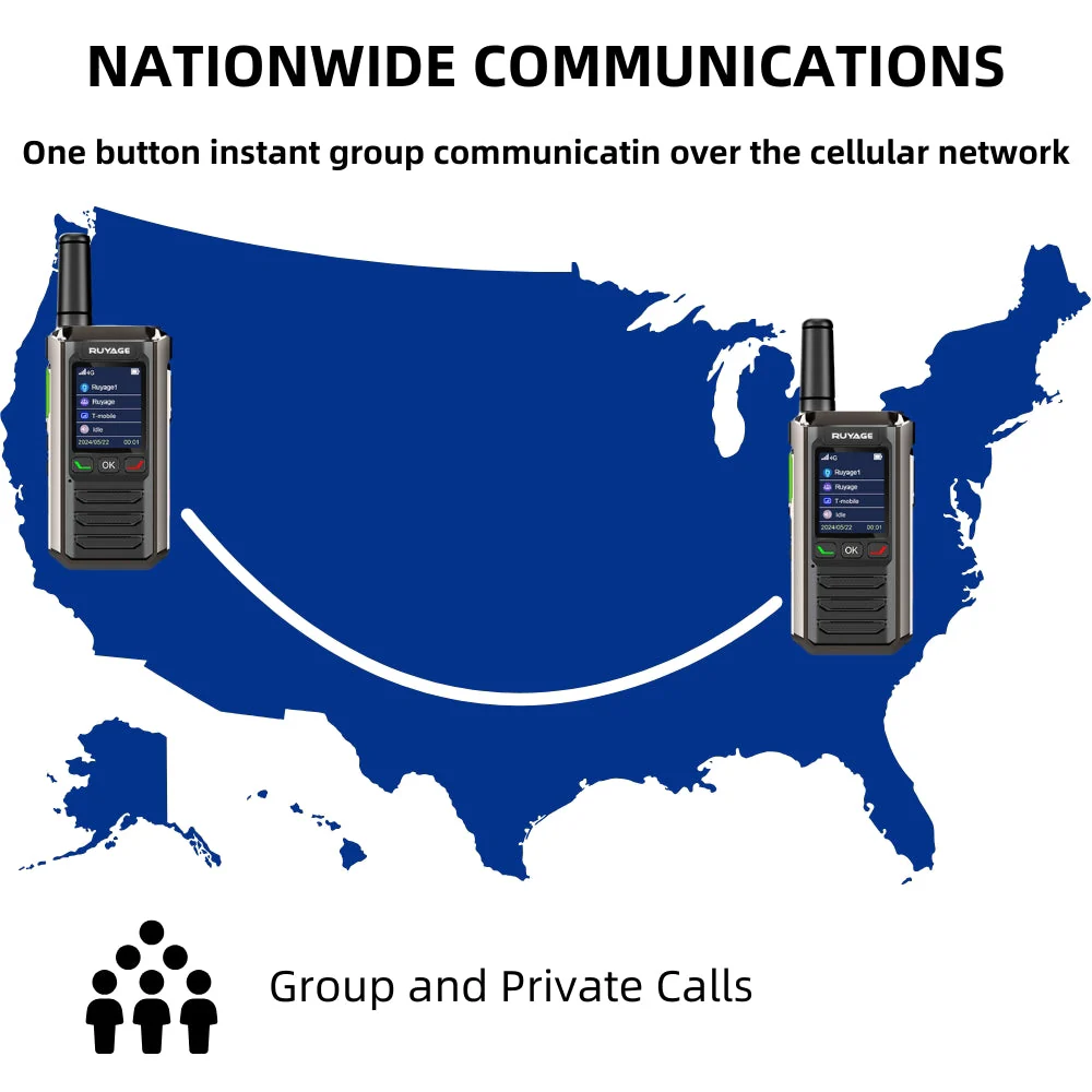 Ruyage Radio Nationwide PTT Walkie-Talkie(R0) - Image 2