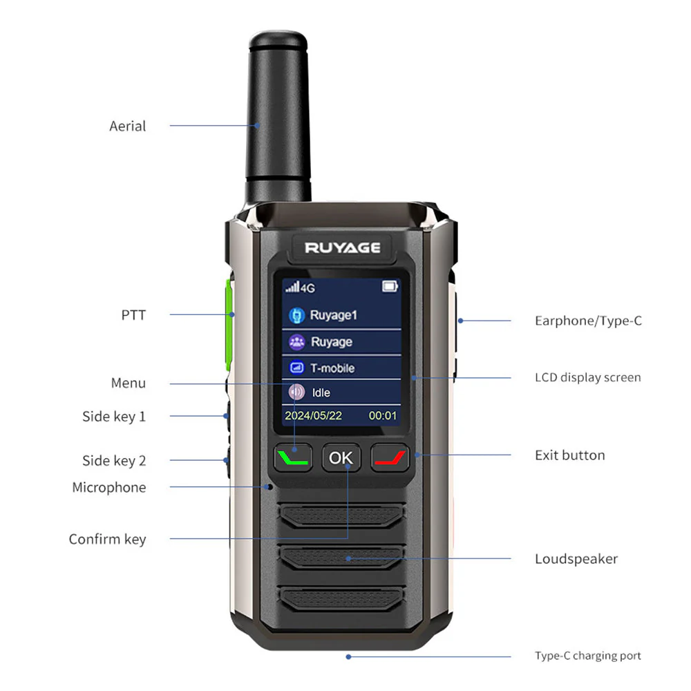 Ruyage Radio Nationwide PTT Walkie-Talkie(R0) - Image 6