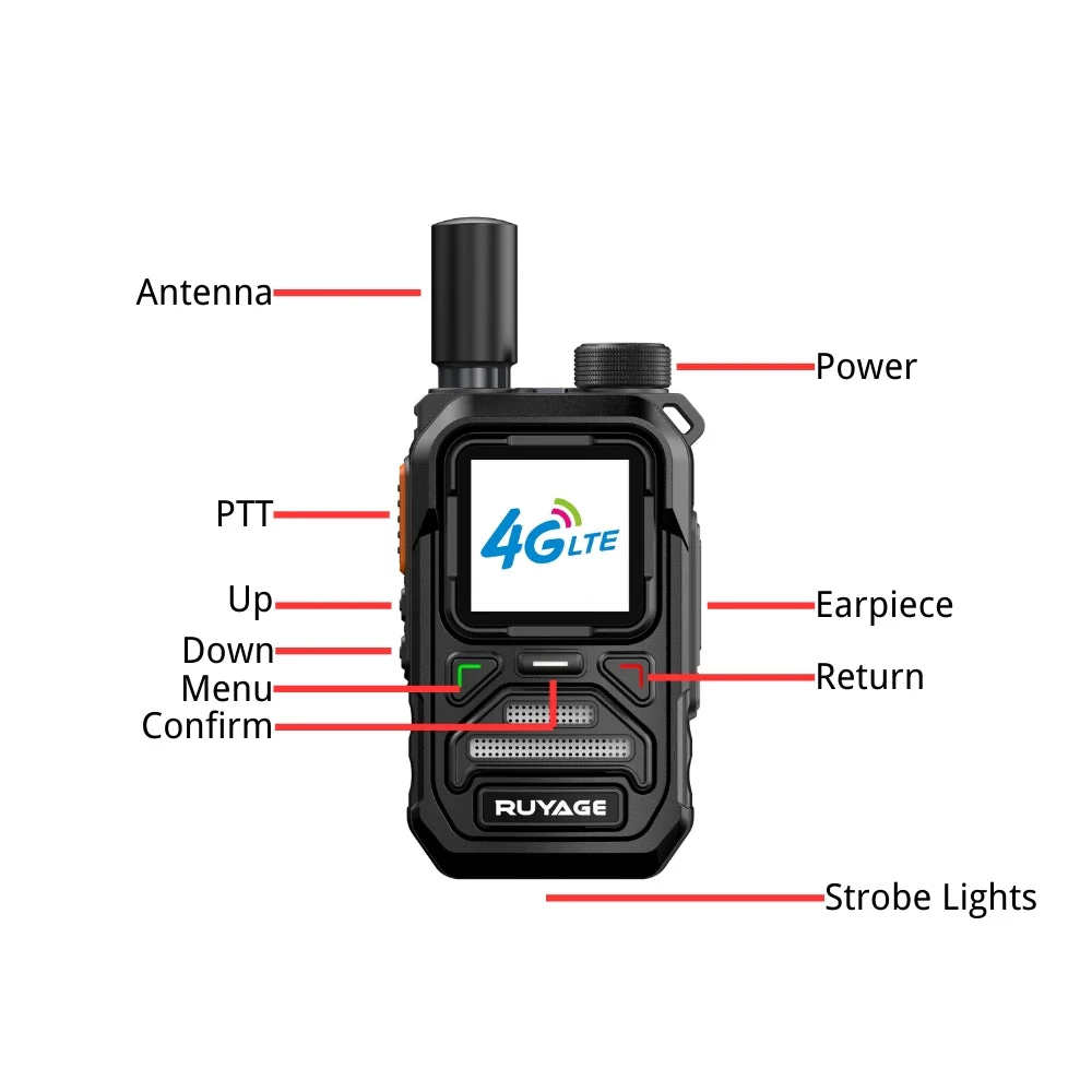 Ruyage Radio Nationwide PTT Walkie-Talkie(X10) - Image 5