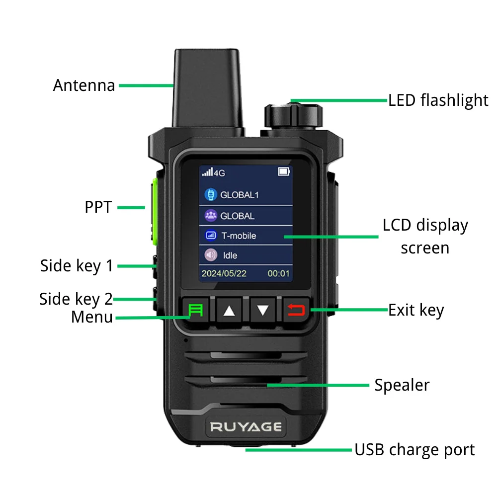 Ruyage Radio Nationwide PTT Walkie-Talkie(X20) - Image 5