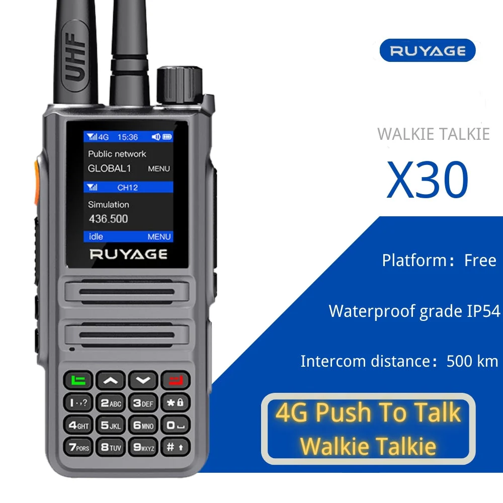 Ruyage Radio Nationwide PTT Dual-Mode Walkie-Talkie(X30) - Image 3