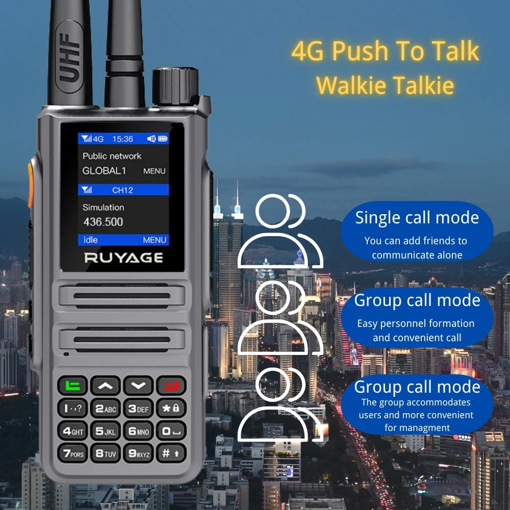 Ruyage Radio Nationwide PTT Dual-Mode Walkie-Talkie(X30) - Image 6