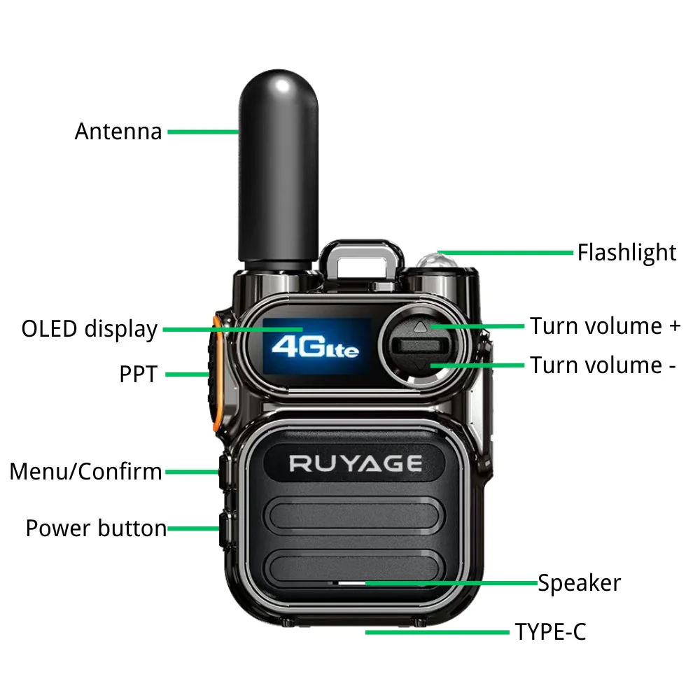 Ruyage Radio Nationwide PTT Walkie-Talkie(X40) - Image 6