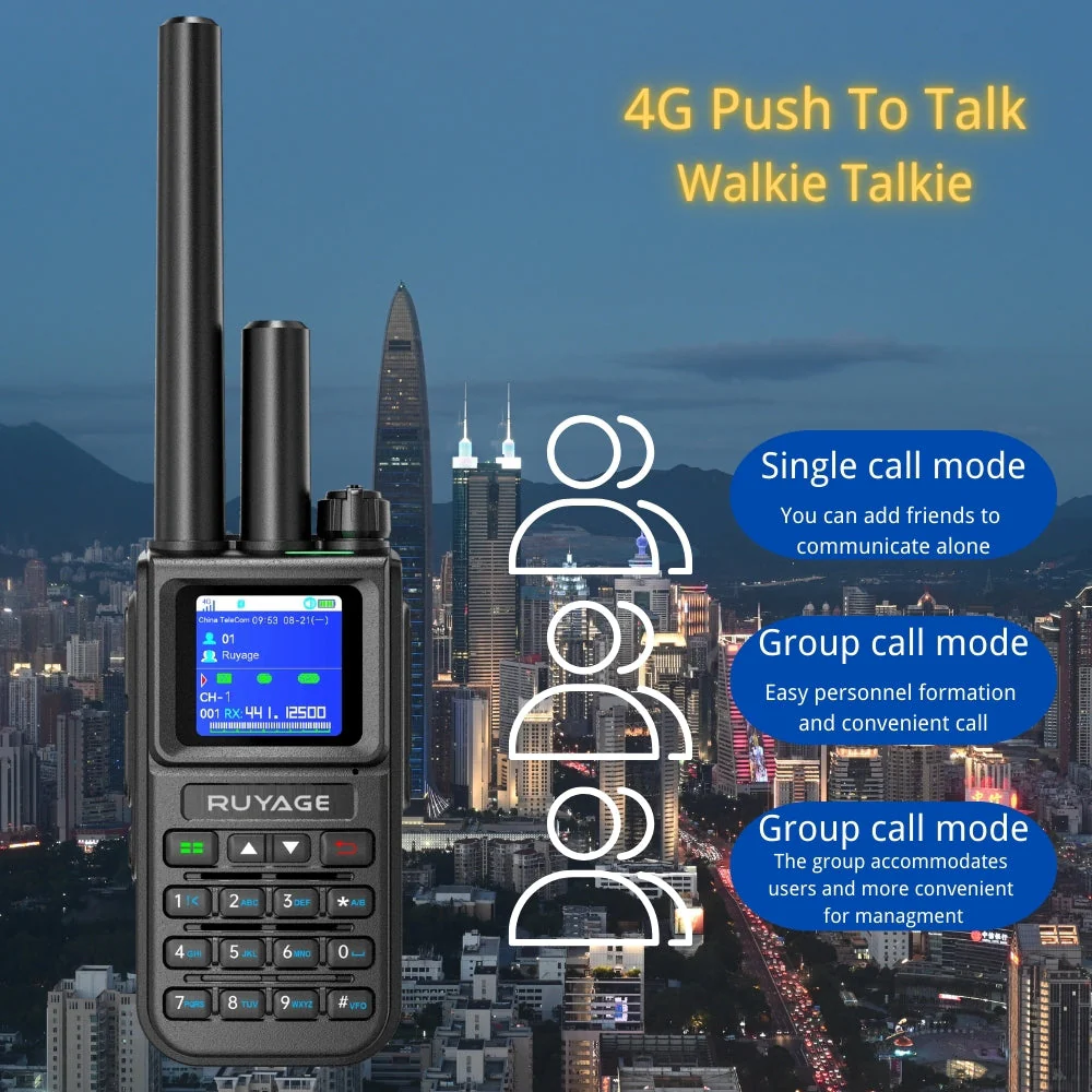Ruyage Radio Nationwide PTT Dual-Mode Walkie-Talkie(X50) - Image 4