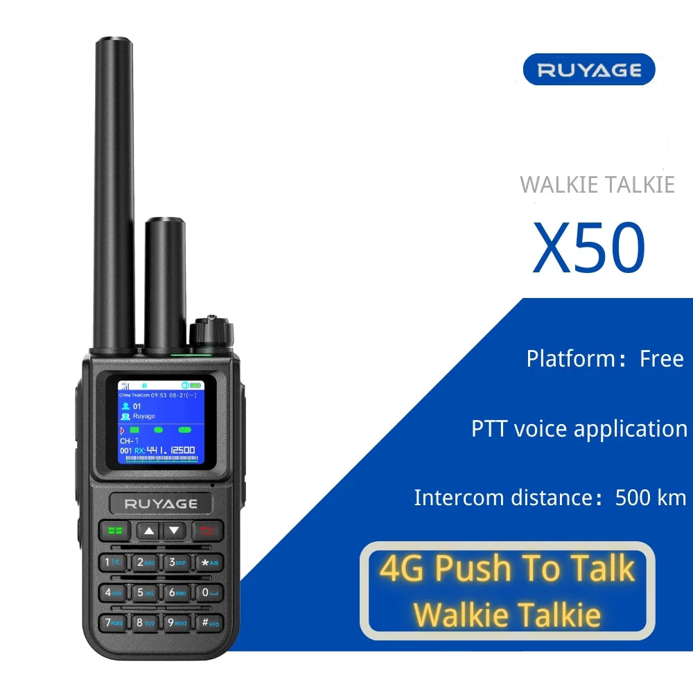 Ruyage Radio Nationwide PTT Dual-Mode Walkie-Talkie(X50) - Image 5