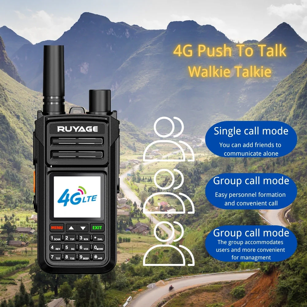 Ruyage Radio Nationwide PTT Dual-Mode Walkie-Talkie(X70) - Image 6