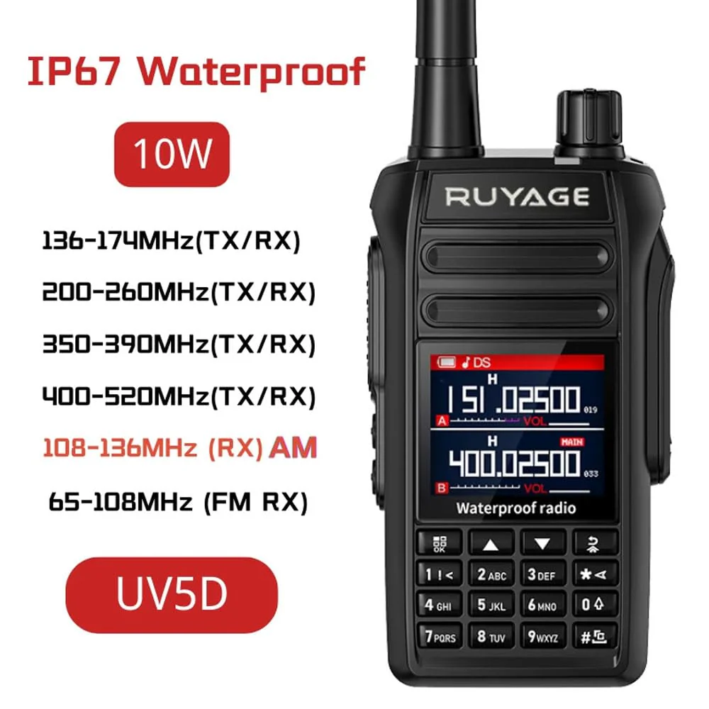 Ruyage Radio Waterproof Walkie-Talkie(UV5D) - Image 2