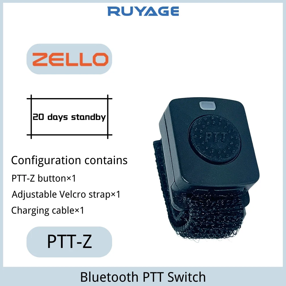 Ruyage Radio Zello Bluetooth PTT Switch(PTT-Z) - Image 2