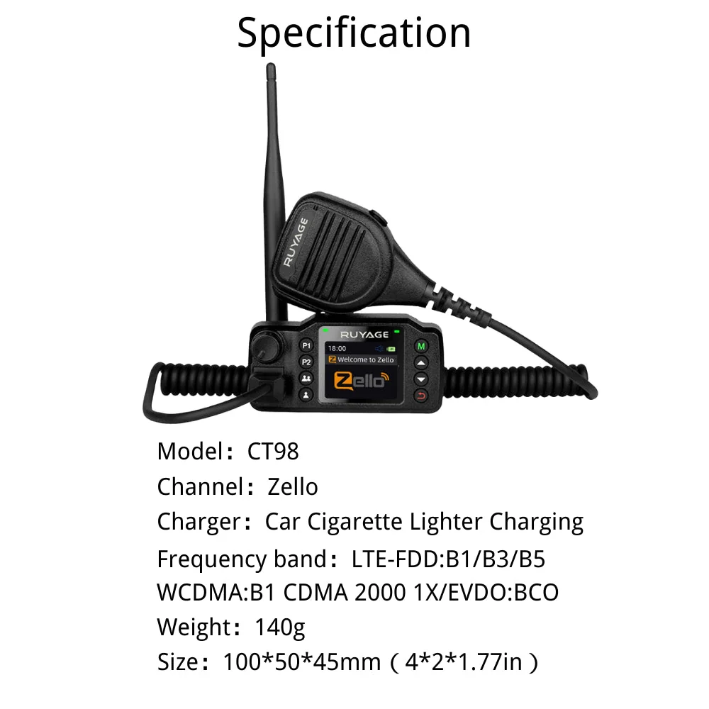 Ruyage Radio Zello Walkie-Talkie(CT98) - Image 4