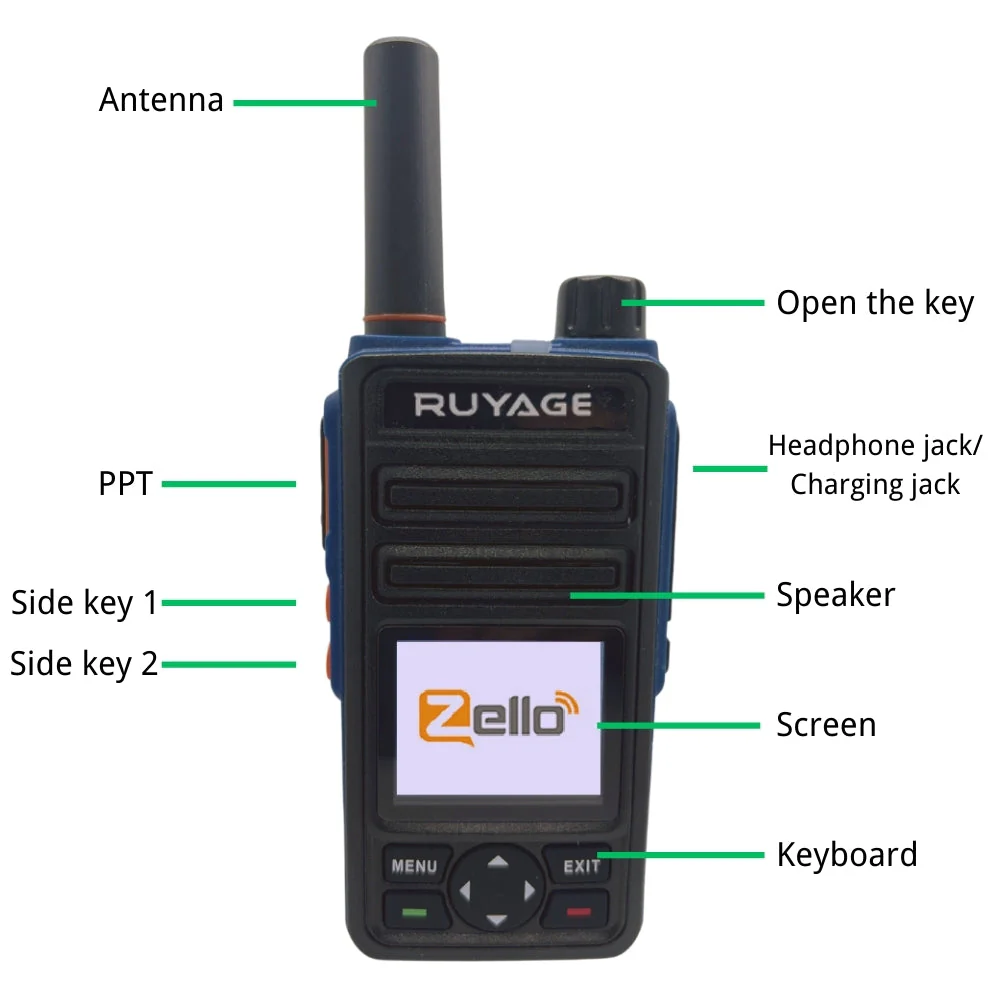 Ruyage Radio Zello Walkie-Talkie(RY58) - Image 6