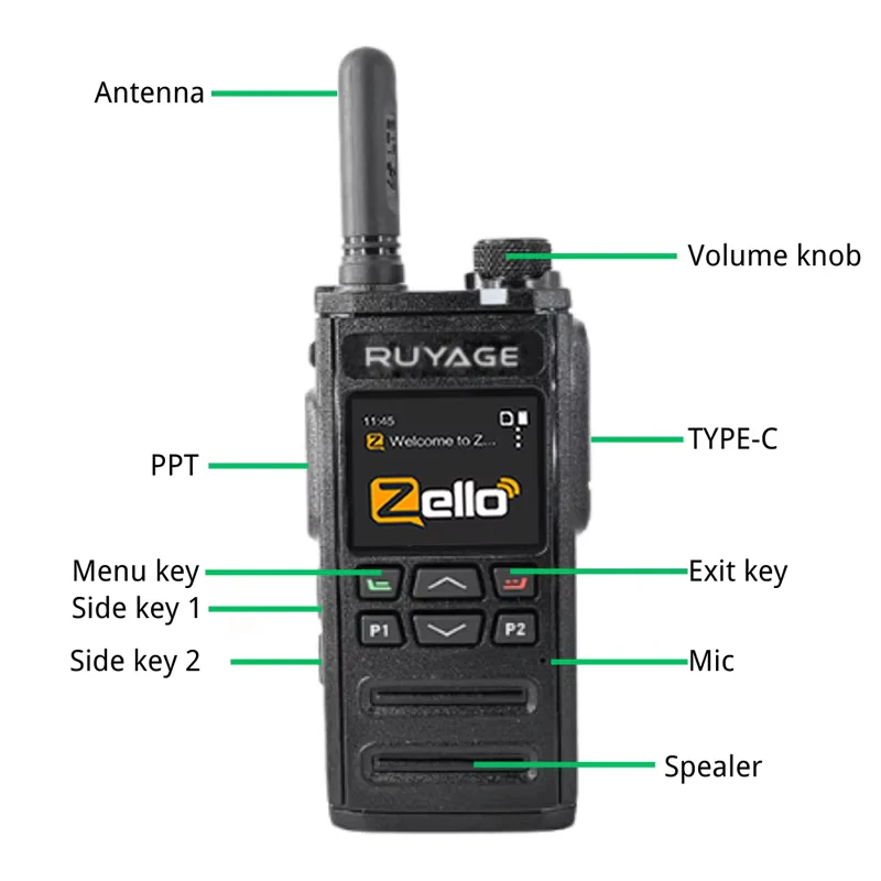 Ruyage Radio Zello Walkie-Talkie(RY65) - Image 5