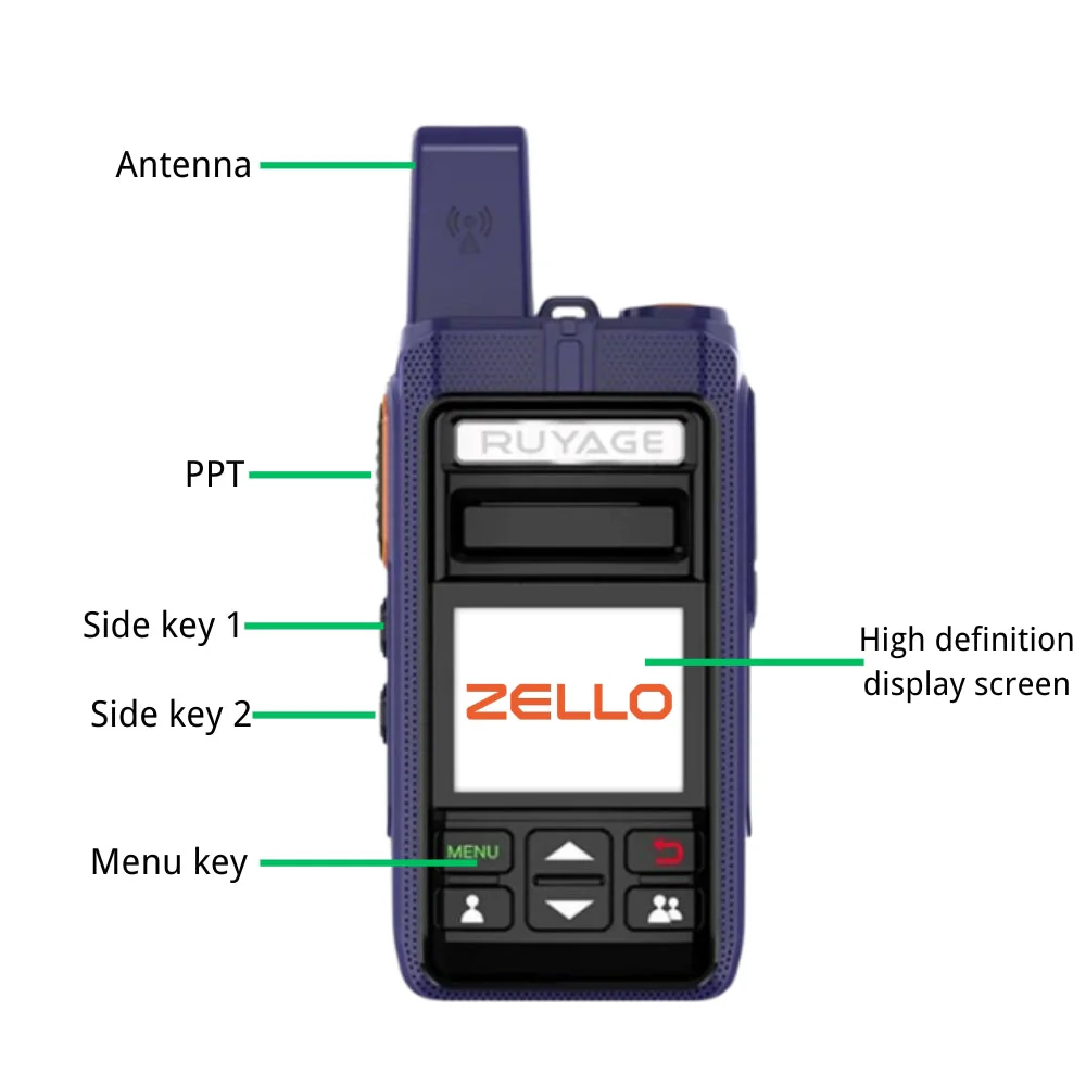 Ruyage Radio Zello Walkie-Talkie(RY70) - Image 5