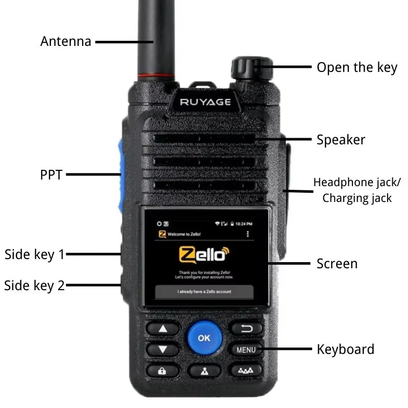 Ruyage Radio Zello Walkie-Talkie(ZL50) - Image 3