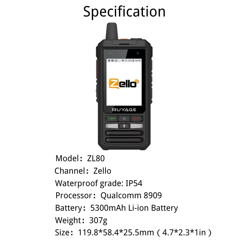 Ruyage Radio Zello Walkie-Talkie(ZL80) - Image 5