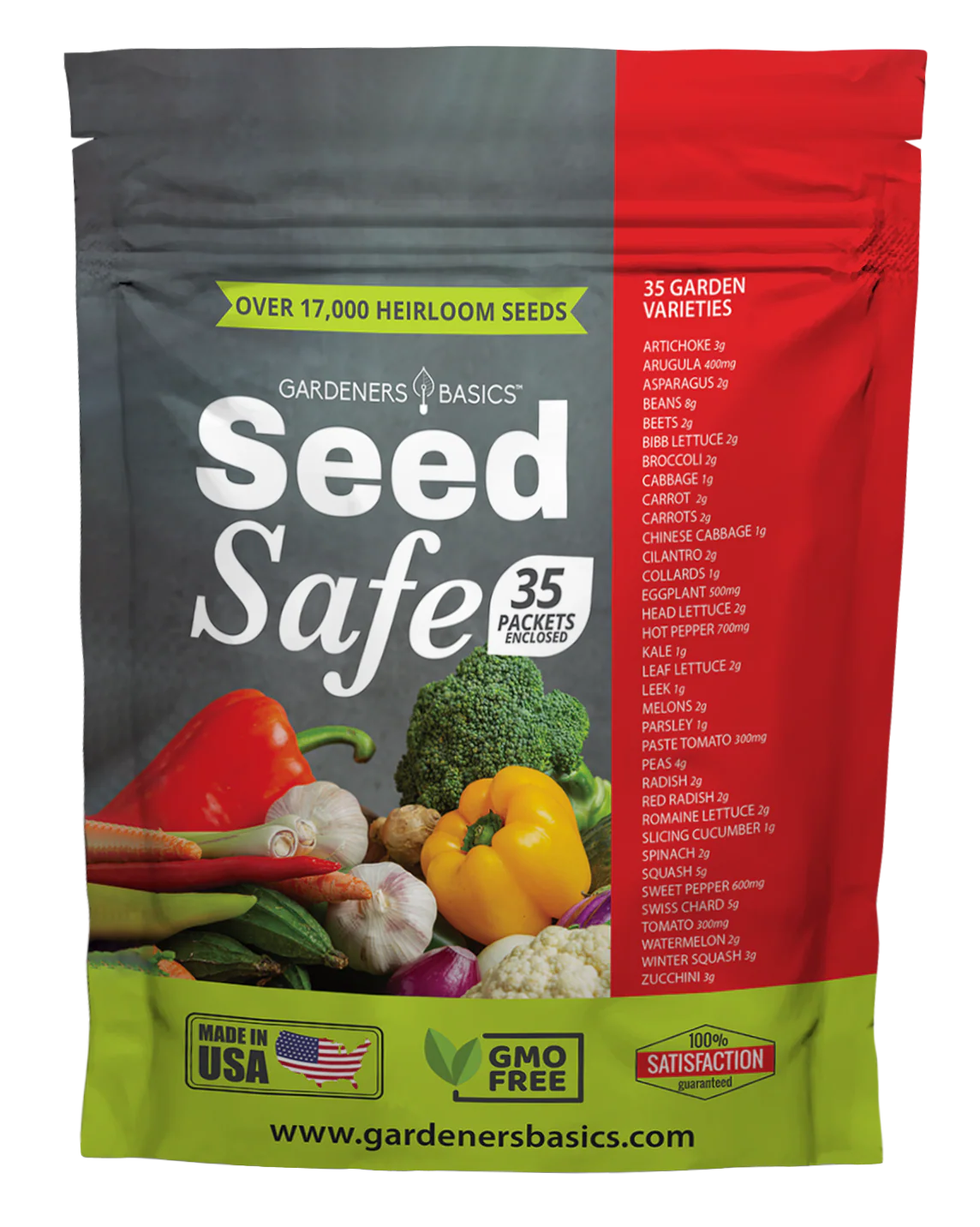 Seed Safe Survival Seed Kit - 35 Variety Pack - Image 10