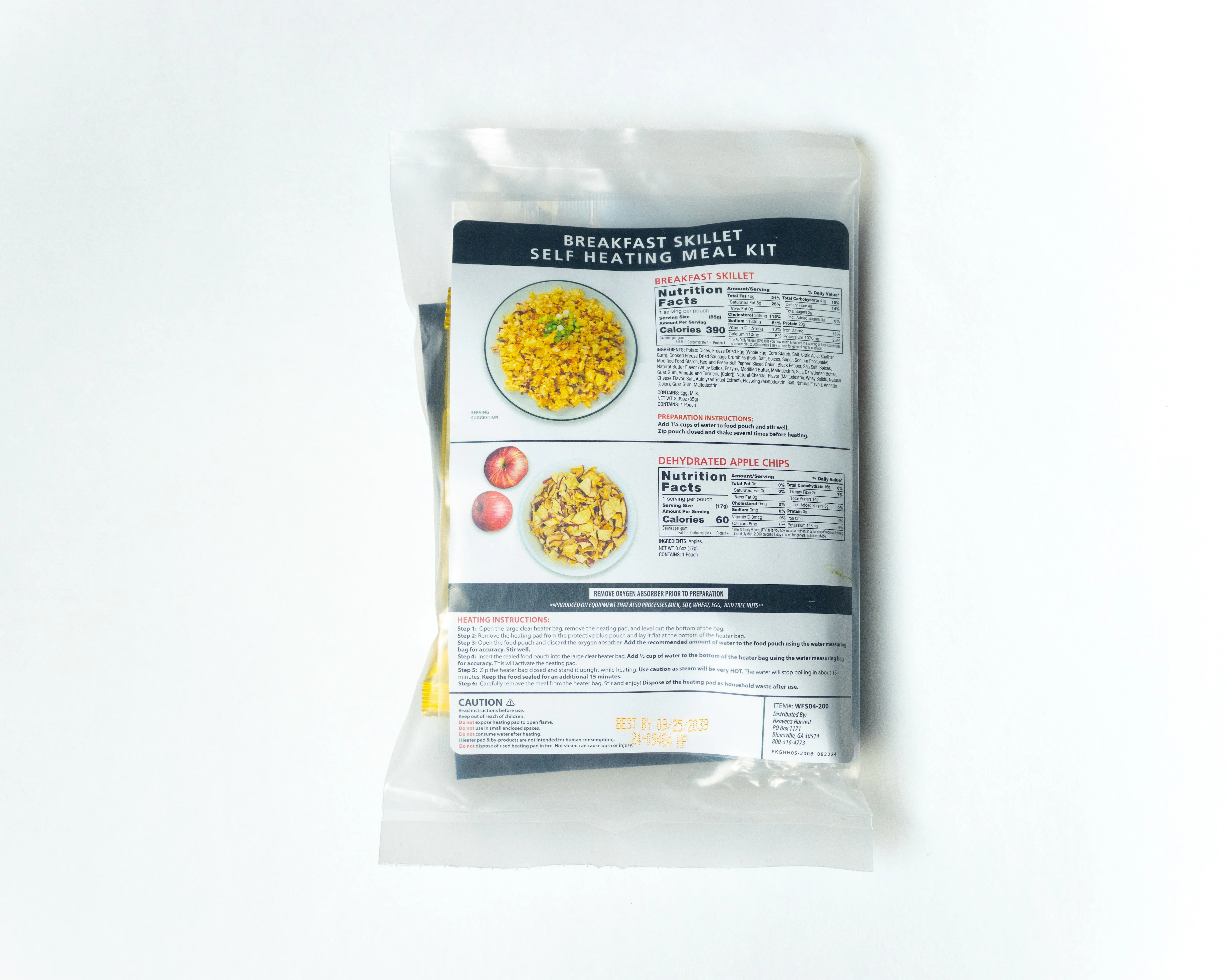 Self-Heating Meal Kit - Sausage, Egg, & Potato Breakfast Skillet - Image 2
