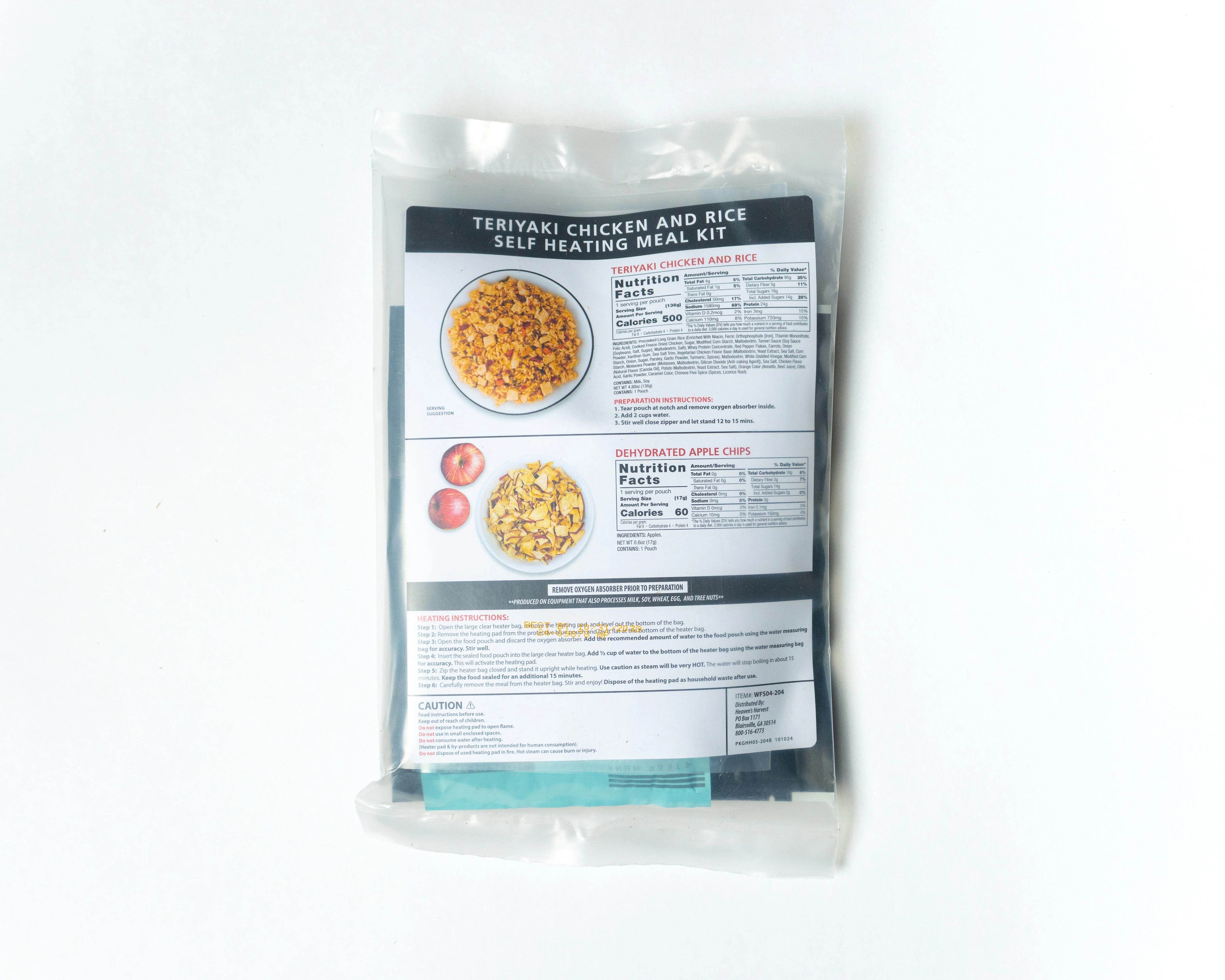 Self-Heating Meal Kit - Teriyaki Chicken and Rice - Image 2