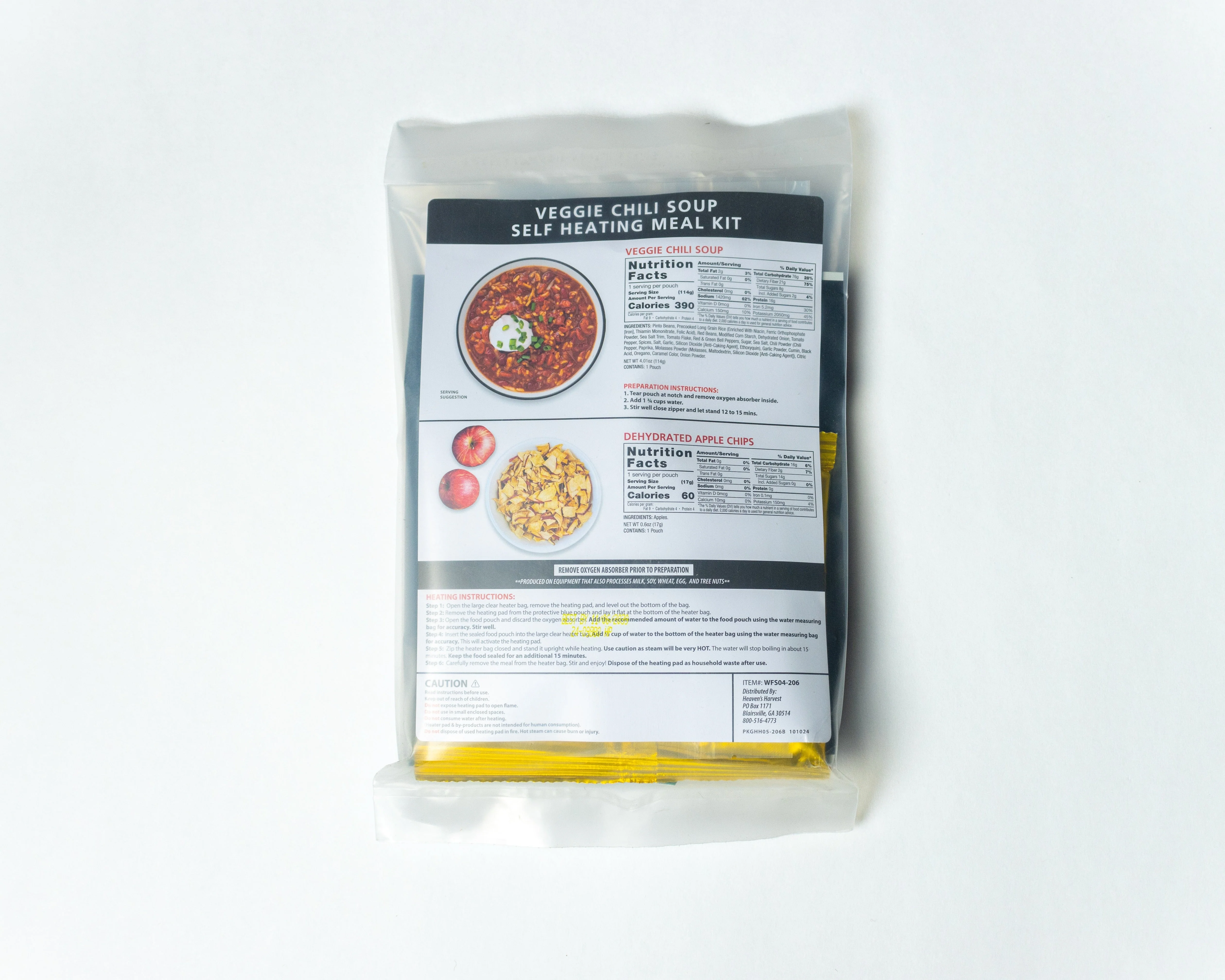 Self-Heating Meal Kit - Veggie Chili Soup - Image 2