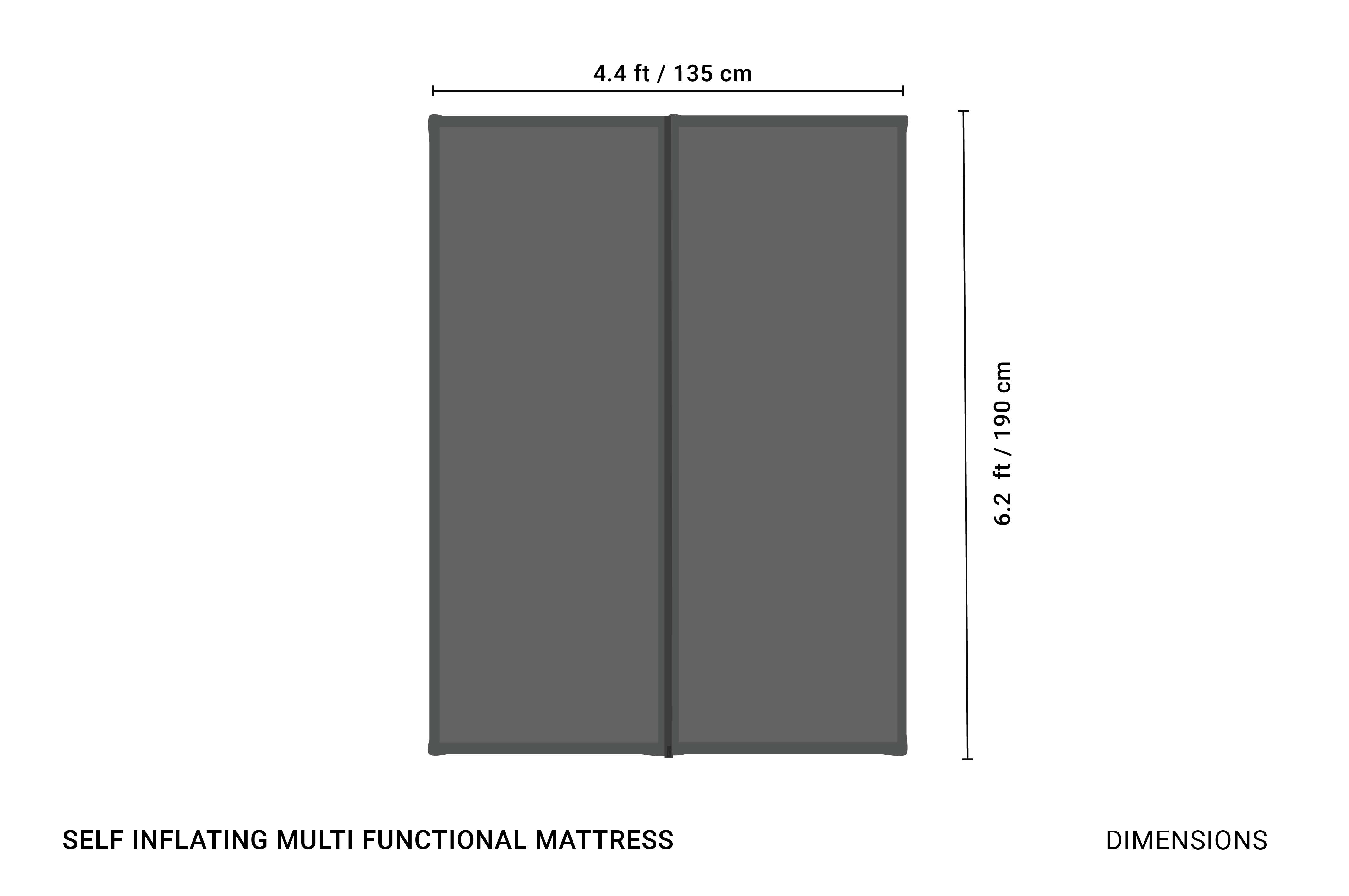 SELF INFLATING MULTI FUNCTIONAL MATTRESS | 1-2 PERSON (SC) - Image 4