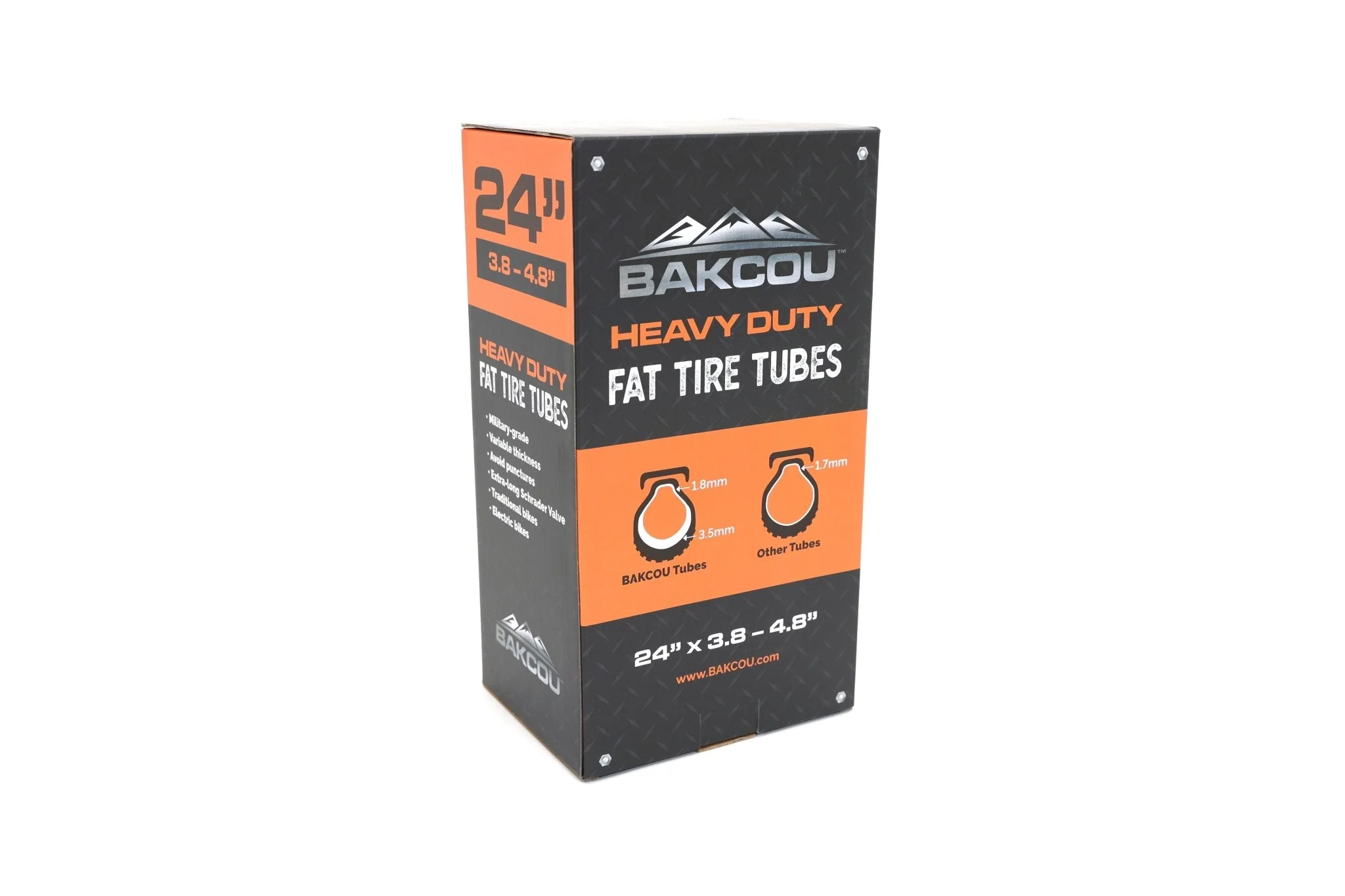 Single Bakcou Heavy Duty Fat Tire Tube - Image 3