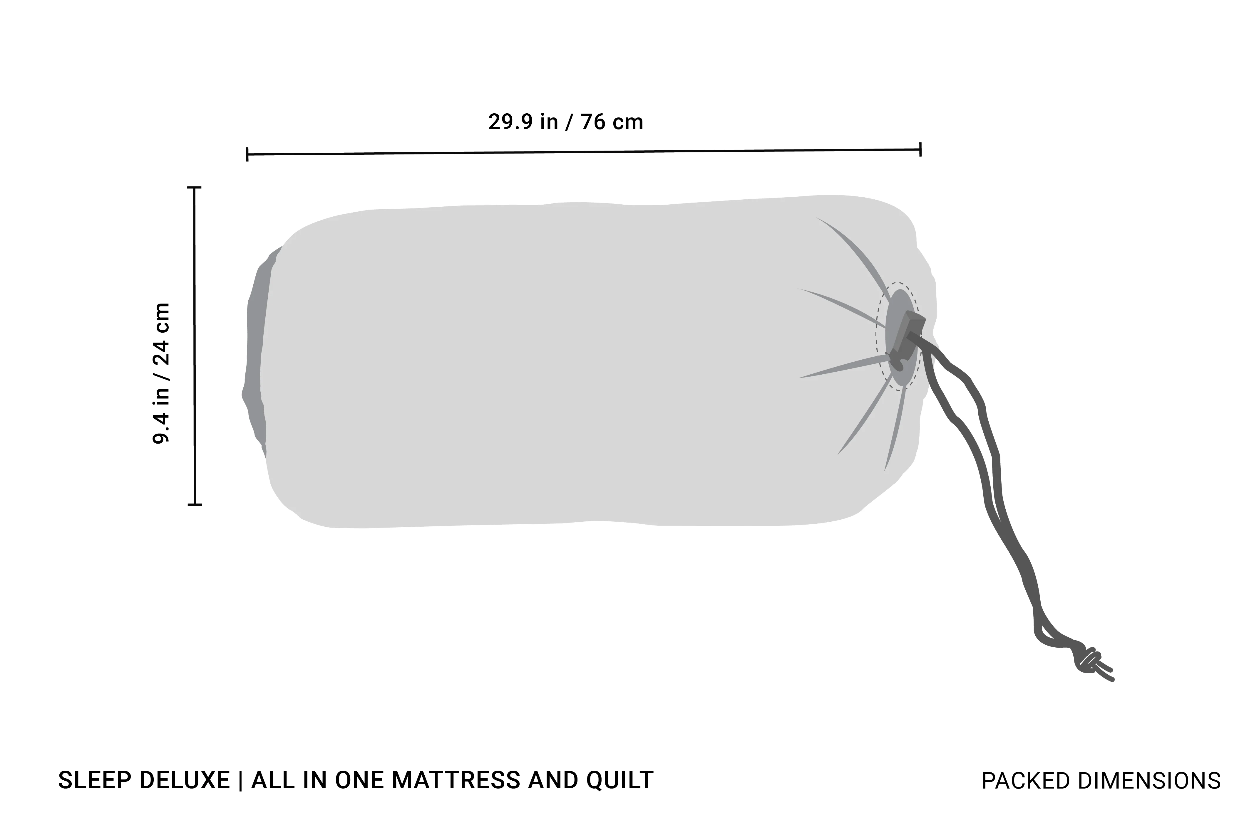 SLEEP DELUXE | ALL IN ONE MATTRESS AND QUILT (SC) - Image 5