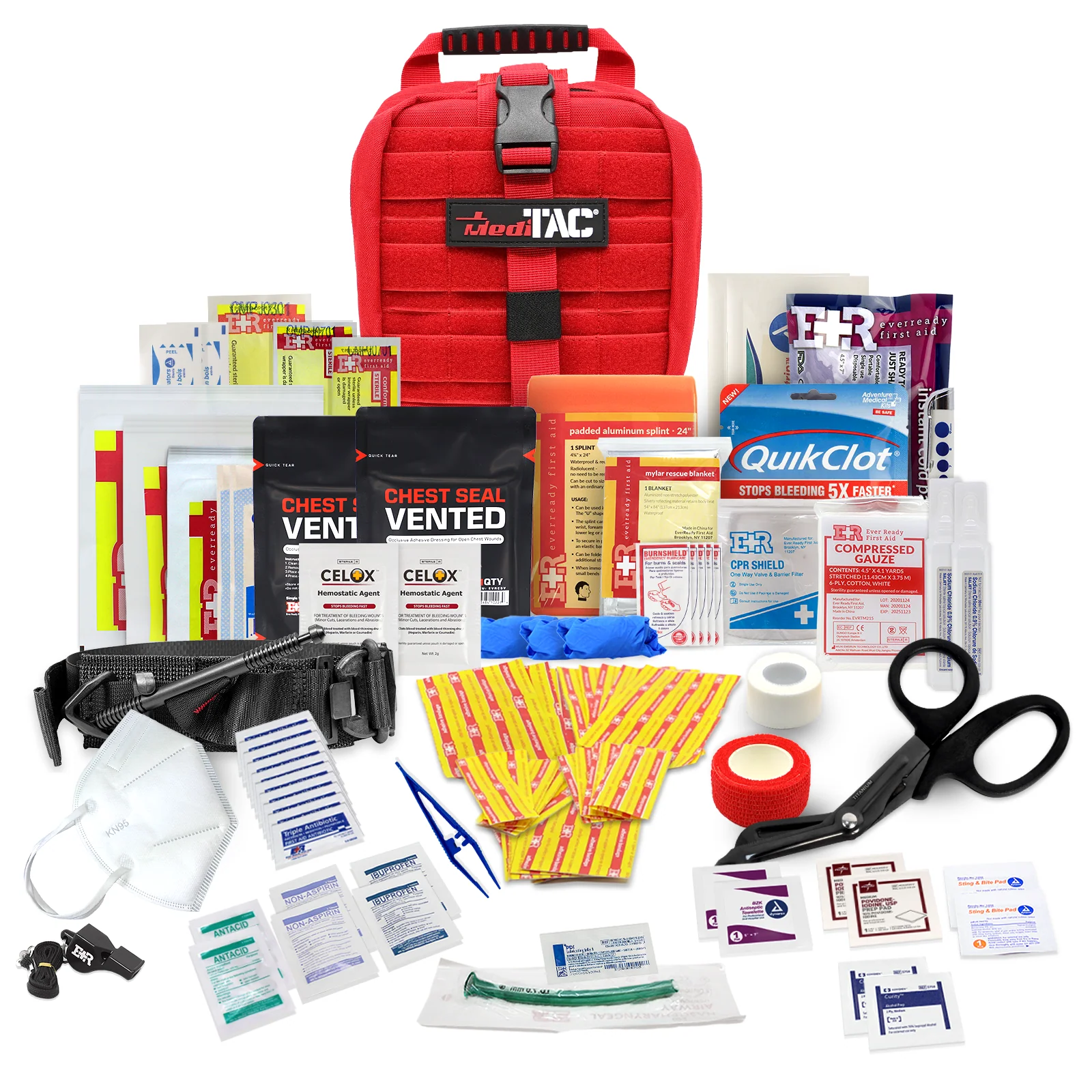 Small Rip-Away Owl Type Full Tactical Trauma Kit - Image 10