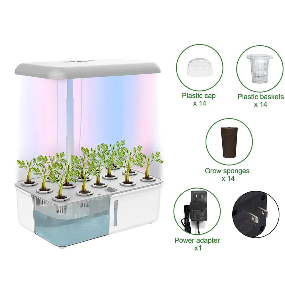 Smart WiFi Hydroponic Growing System Indoor Herb Garden LED Grow Light - Image 7