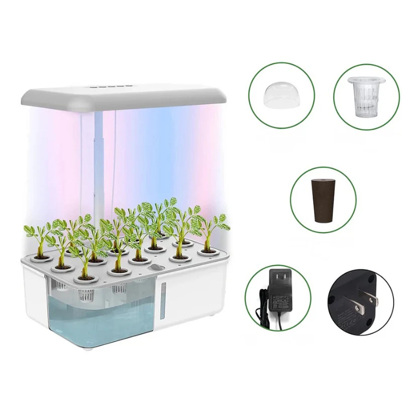 Smart WiFi Hydroponic Growing System Indoor Herb Garden LED Grow Light - Image 8