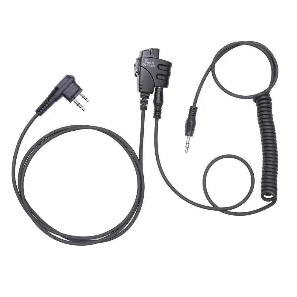 SMC cable (Shoot, Move, Communicate) Baofeng, Yaesu radios to Auxiliary Port for Electronic Earmuffs - Image 2