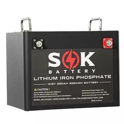 SOK Battery 12V 280Ah Lithium Battery with Built-in heater & Bluetooth - Image 2